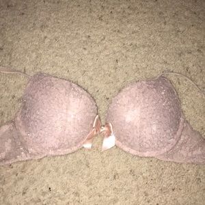 Aerie “Emma” 36C sequin push-up in rosegold